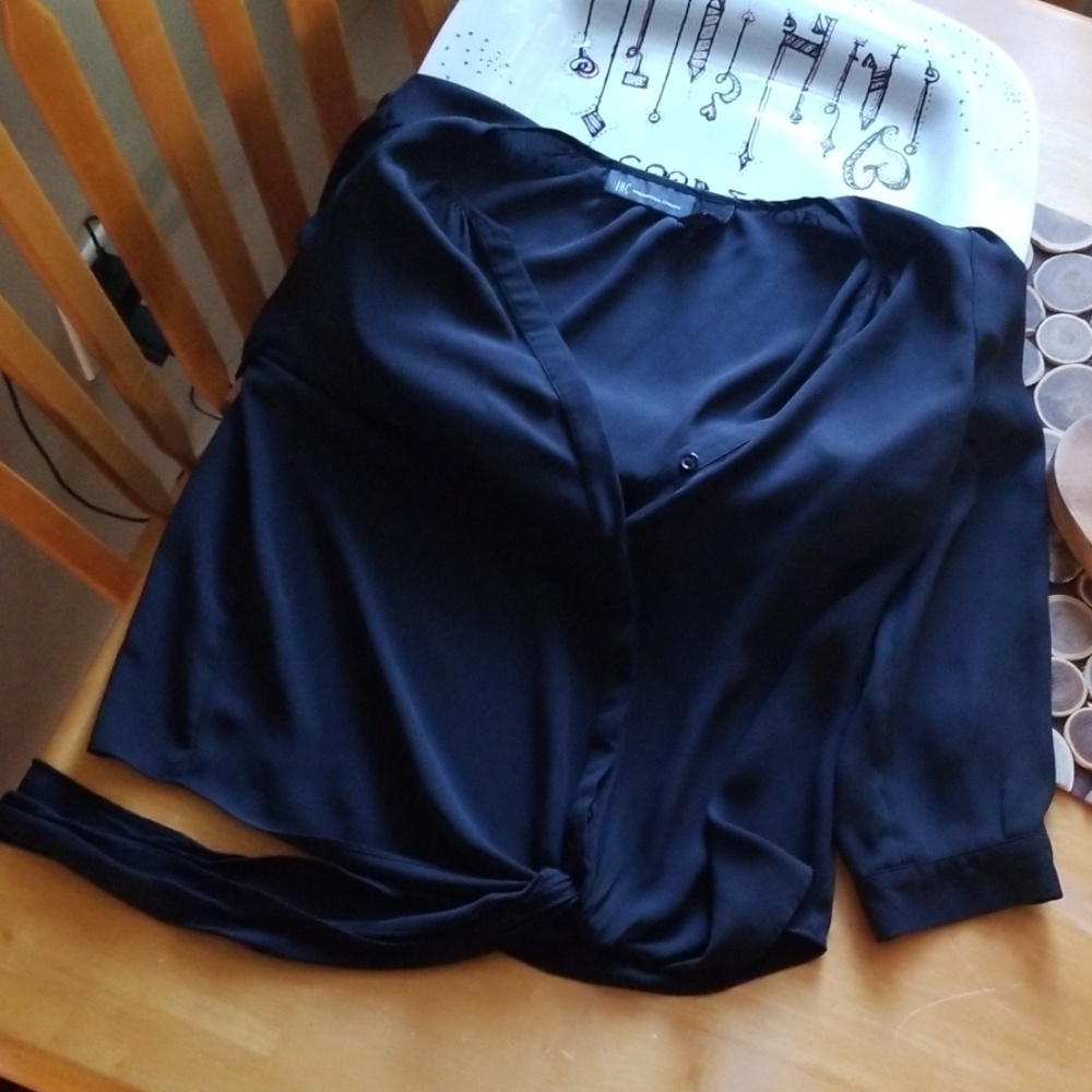 Black sheer INC top.